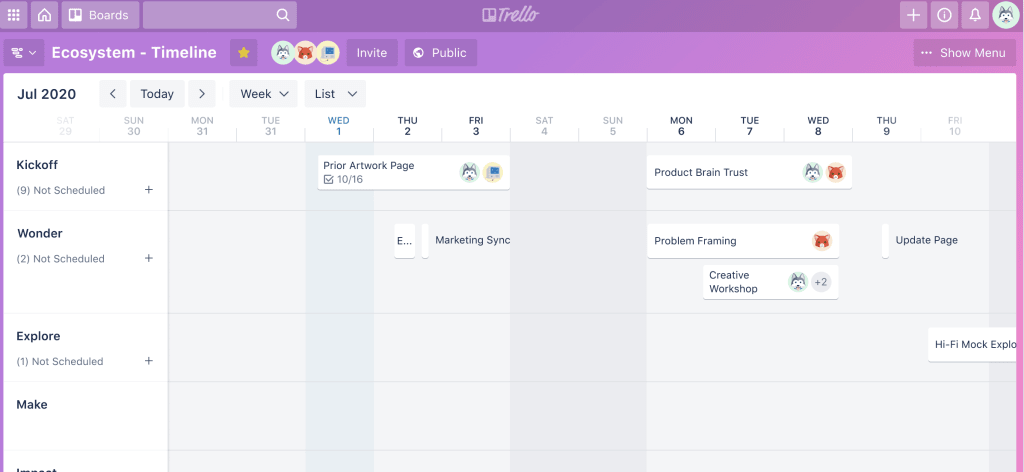 Timeline View image